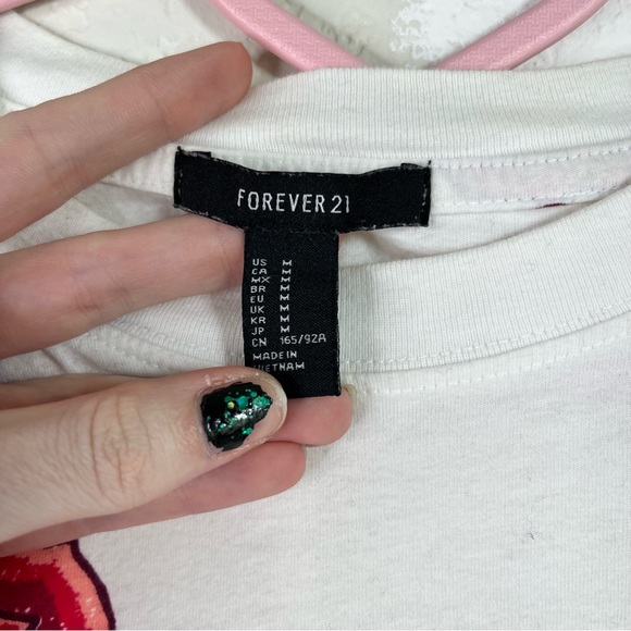 Forever 21 Size M Rose Long Sleeve - Picture 3 of 3